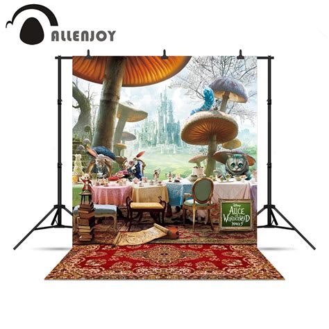 ﻿buy Allenjoy Backgrounds Filming Alice In Wonderland Mushroom Rabbit