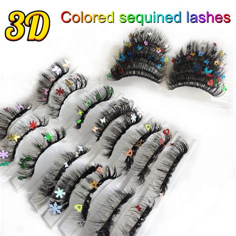 New Faux Mink 3d Lashes With Butterflys Or Flowers On Them Full Strip
