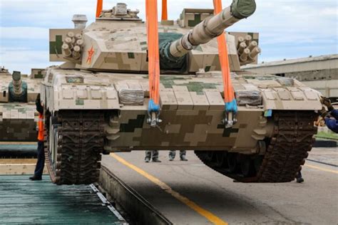 Chinese Main Battle Tanks Arrives In Russia