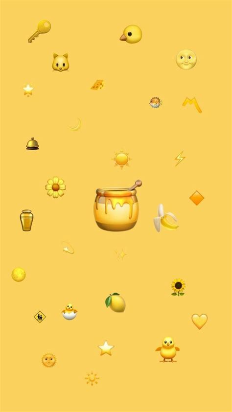 Iphone Wallpaper Yellow Emoji Wallpaper Iphone Yellow Iphone Cute