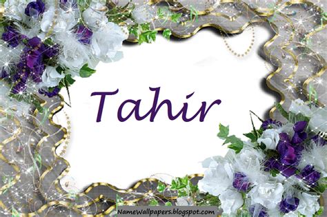 tahir name wallpapers tahir ~ name wallpaper urdu name meaning name images logo signature