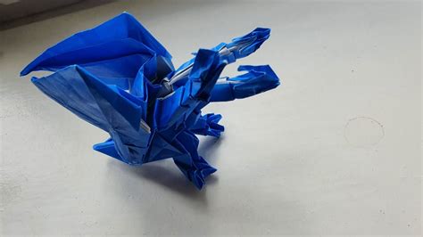 Origami Tutorial How To Make King Ghidorah Part 2 Youtube