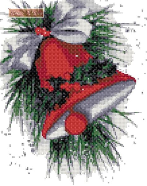 Christmas tree cross stitch pattern modern christmas cross stitch chart simple easy quick newtons law bear merry christmas cross stitch chart. Christmas bell v2 counted cross stitch kit | Cross stitch ...