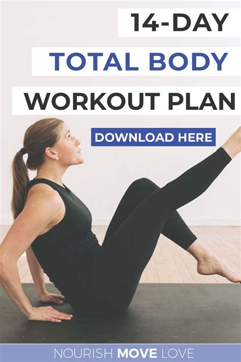 Free 14 Day Workout Challenge Pdf Nourish Move Love Total Body