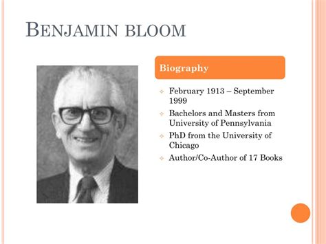 Ppt John Goodlad And Benjamin Bloom Powerpoint Presentation Free