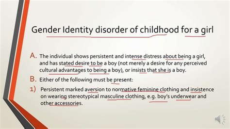 Gender Identity Disorders