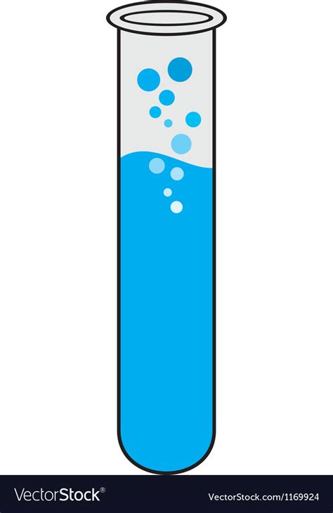 Test Tube Royalty Free Vector Image Vectorstock