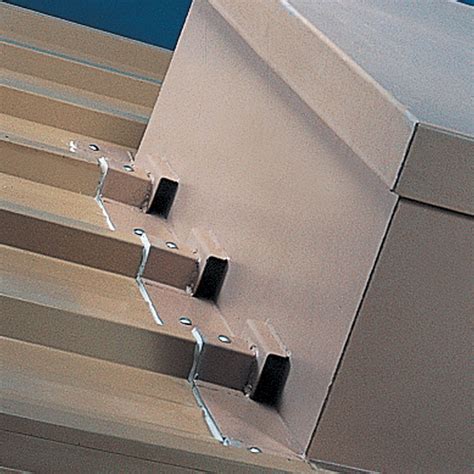For added security and weathertightness, the lock cylinder is accessed from. Curb Option-Modification for Metal Roofs