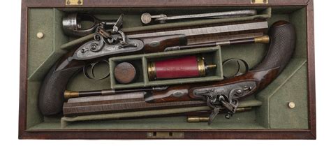 Excellent Cased Pair Of Flintlock Pistols By John Manton Ah8168