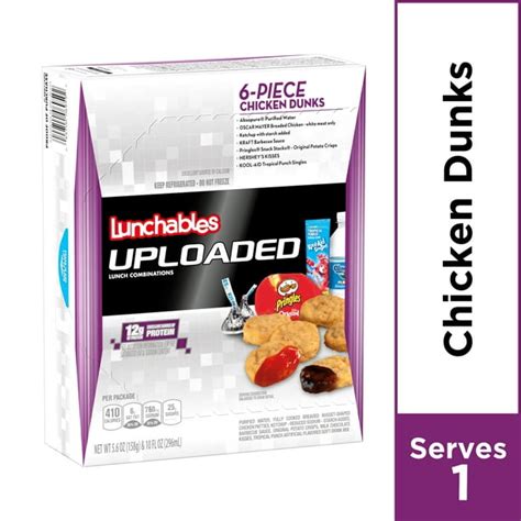 Lunchables Uploaded 6 Piece Chicken Dunks 156 Oz Box