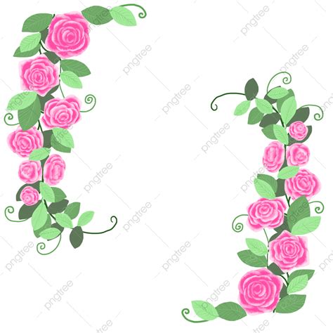 Rose Vine Hd Transparent Roses And Vines Rose And Vine Border Design