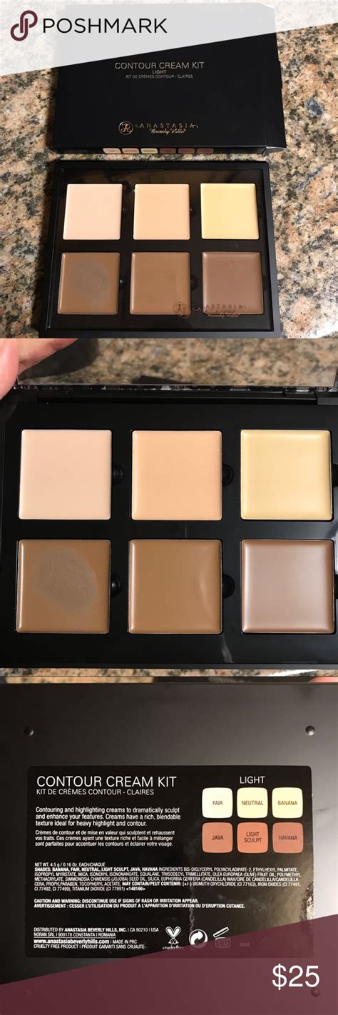 Abh Contour Cream Palette Medium Skin Medium Skin Tone Anastasia