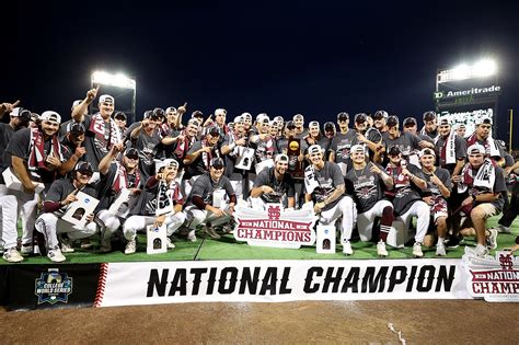 Mississippi State Wins Cws To Capture First National Championship