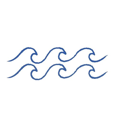 Drawing Blue Waves By Soleneabq Redbubble