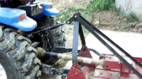 Removing Finish Mower From 3 Pt Hitch On New Holland Tractor Youtube