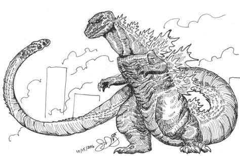 Godzilla Coloring Pages Free Printable Frauki Chererbse