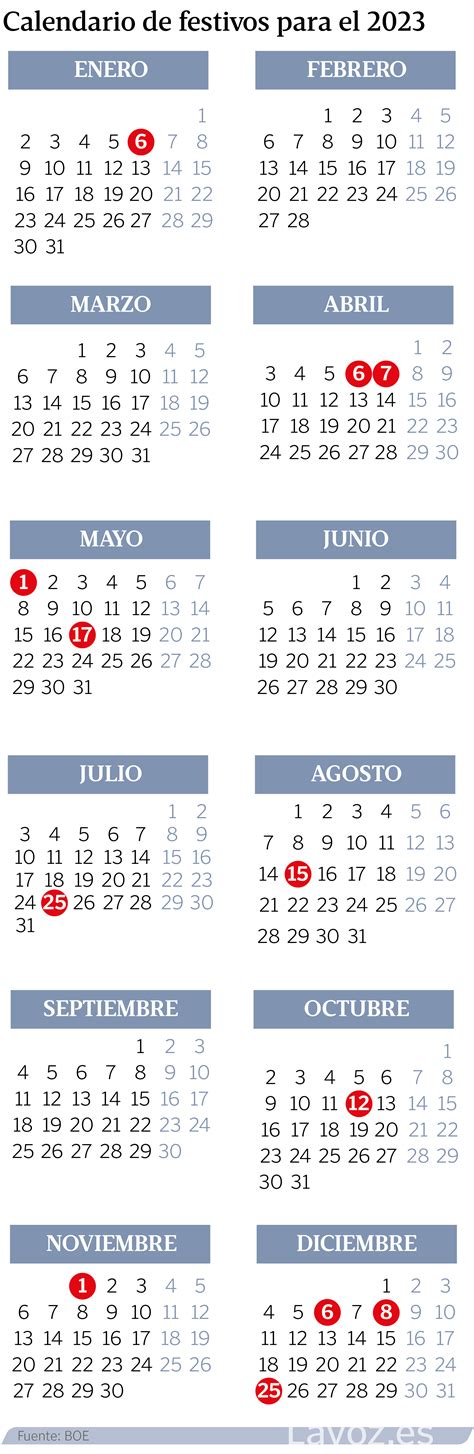 Calendario Laboral 2023 Festivos Nacionales Y Auton Micos Aria Art