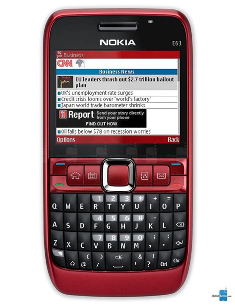 Nokia E63 Us Specs Phonearena