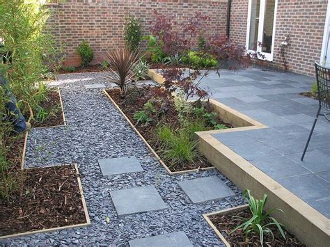 Blue Slate Chipping Path By Modular Garden Gravel Garden Slate