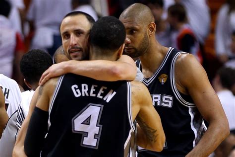 Danny Green Sends A Heartfelt Goodbye To Manu Ginobili Pounding The Rock