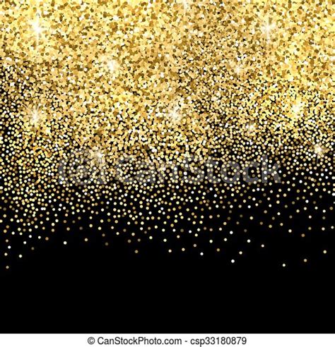 Vectors Illustration Of Gold Glitter Background Gold Sparkles On