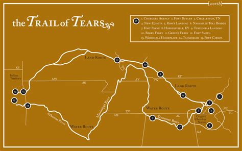 Trail Of Tears Map By Unclone On Deviantart