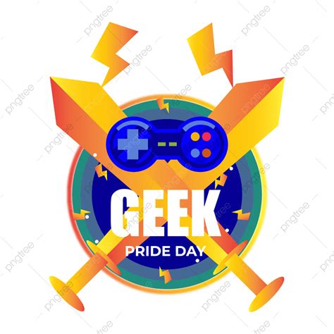 Geek Pride Day Vector Design On Png Hand Drawn Design Element Pride