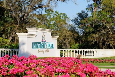 University Park Country Club Community Entrance Sarasota Florida