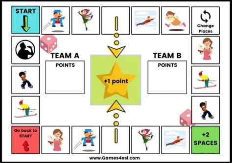 Printable Board Games And Templates Games4esl