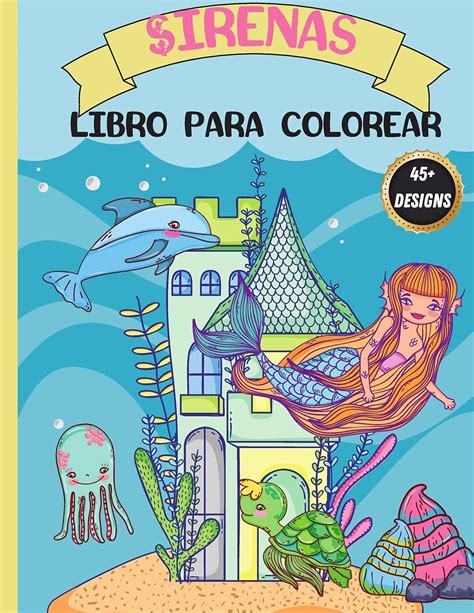 Buy Sirenas Libro Para Colorear Para Niños De 4 A 8 Años Páginas Para