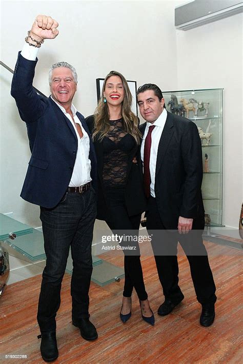 Vittorio Assaf Amanda Ungaro And Paolo Zampolli Attend Arty