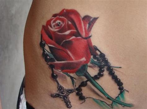 Gothic rose in barbed heart tattoo design. 55 Best Rose Tattoos Designs - Best Tattoos for Women ...