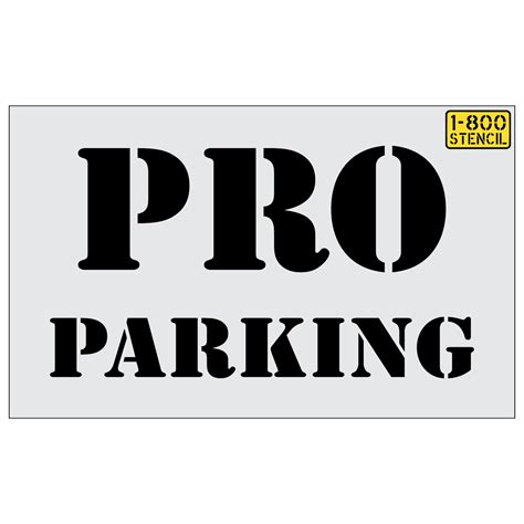 32 Home Depot Pro Parking Stencil — 1 800 Stencil