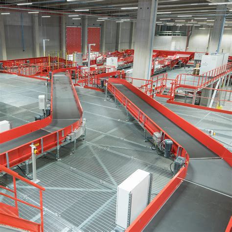 Status «package has left the acceptance point». bpost sorting center, Brussels, a project reference by AUDAC
