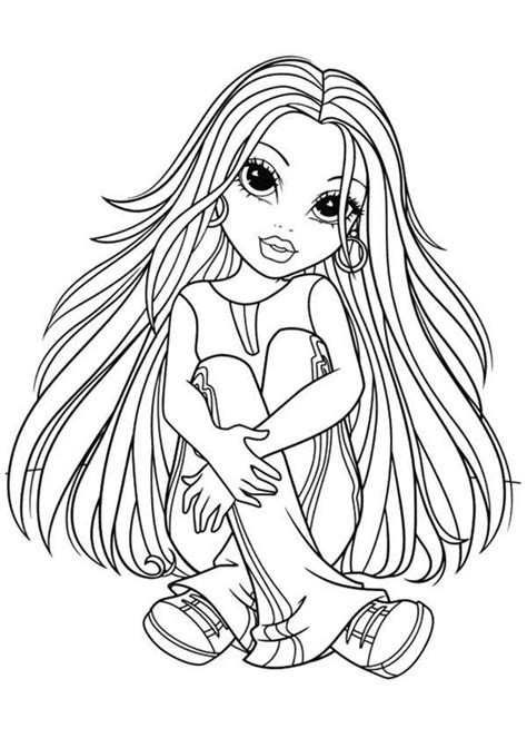 The Confidence Avery From Moxie Girlz Coloring Pages Bulk Color In