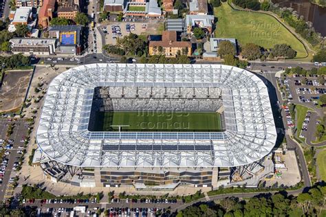 Aerial Stock Image Commbank Stadium Parramatta