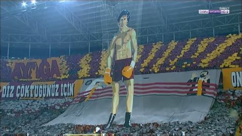 Galatasaray Ultras Vs Fenerbahçe Amazing Tifo Of Rocky Balboa Hd Youtube