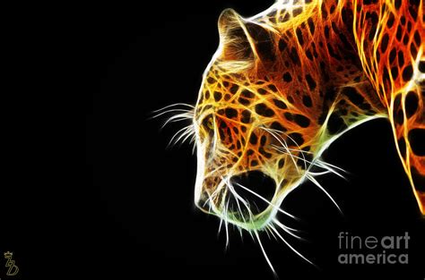Leopard Digital Art By The Digartist Pixels