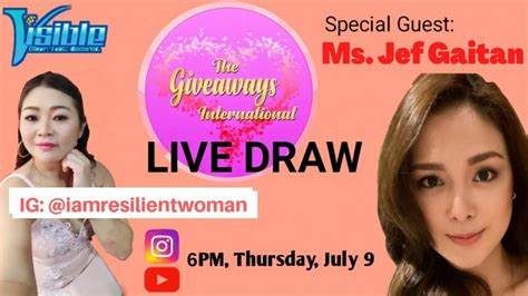 The Giveaways International 1st Round Final Draw Youtube