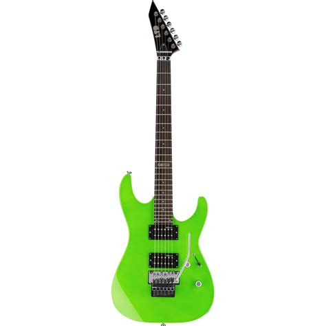 Esp Ltd M 50fr Electric Guitar Neon Green Lm50frngr Bandh Photo