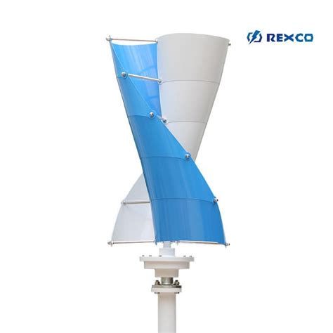 Helix Vertical Axis Wind Turbine 200w 12v 24v Roof Top China Wind