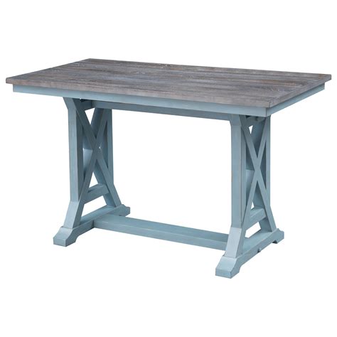 Coast To Coast Imports Bar Harbor Two Tone Counter Height Dining Table