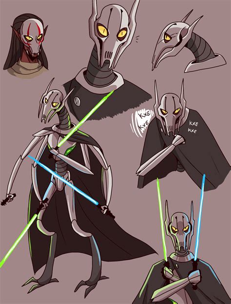 Some General Grievous Doodlesifttt364t7cl Marvel Characters Art Star Wars Characters