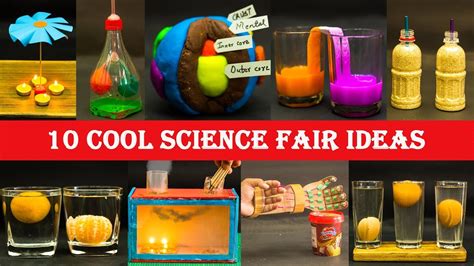 10 Cool Science Fair Ideas Youtube