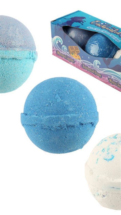 Set Of 3 Enchanted Mermaid Bath Bombs An Immersive Guide By Glamour