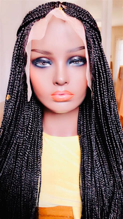 Ready To Shipfulani Braided Wig Lace Front Wig Black