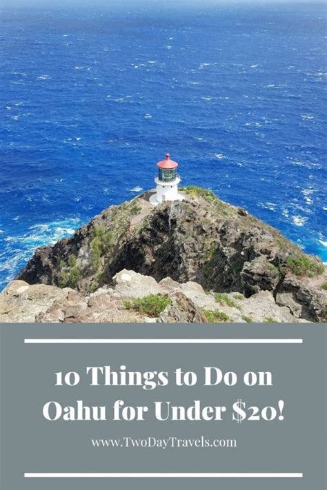 10 Things To Do On Oahu For Under 20 Oahu Travel Hawaii Travel