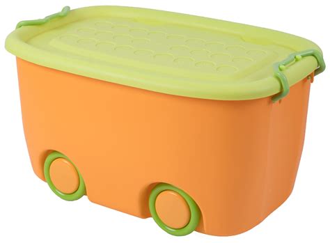 Buy Wholesale Qi003221p Stackable Toy Storage Box With Wheels