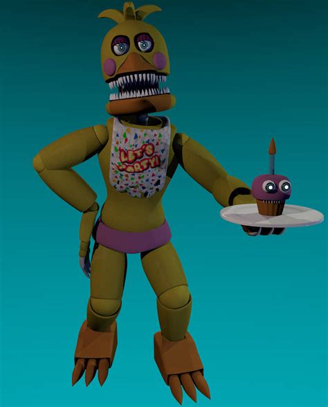 Nightmare Toy Chica Model By Subwooferx3 On Deviantart