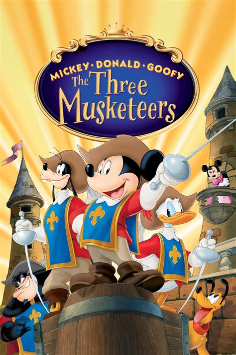 Mickey Donald Goofy The Three Musketeers 2004 Posters — The
